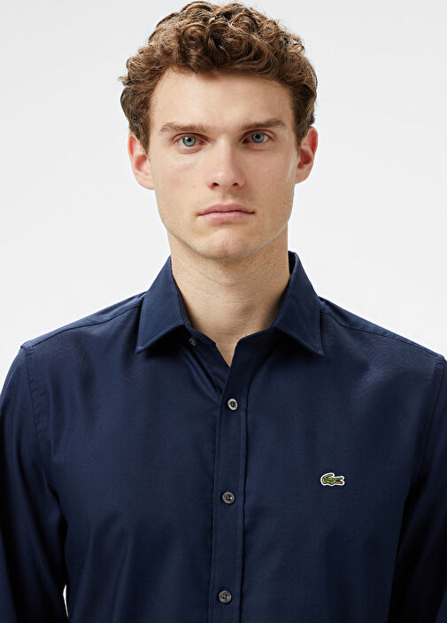 slim fit dress slacks Lacoste