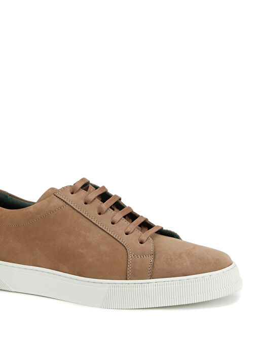 Füme Erkek Deri Sneaker - Görsel 7