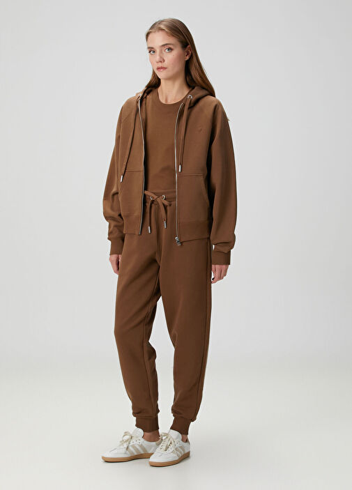 Ami Paris - Brown Zipper Hoodie