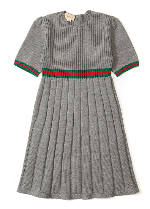 sachin and babi light blue dress GUCCI Wool-crepe mini dress