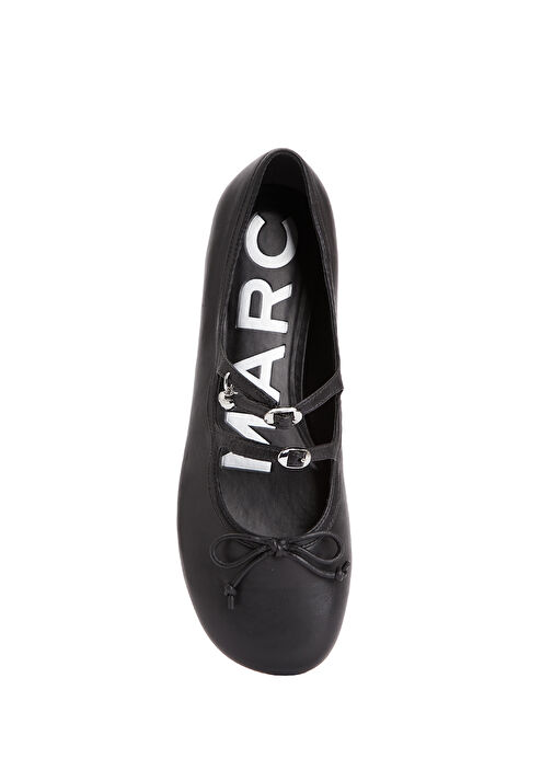 The Kiki Siyah Deri Babet - Görsel 5