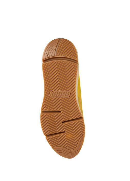Running Sole Sarı Beyaz Erkek Deri Sneaker - Görsel 6