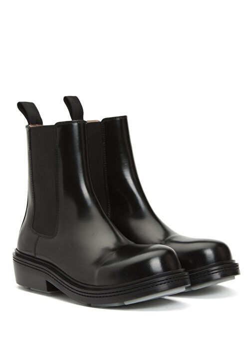 Siyah Kadın Deri Bot - Görsel 3