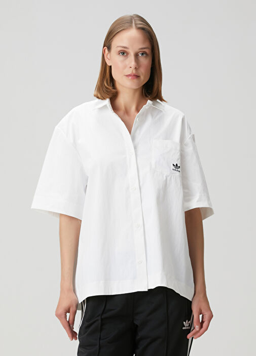 Adidas - Essentials Ripstop White Short Sleeve Shirt