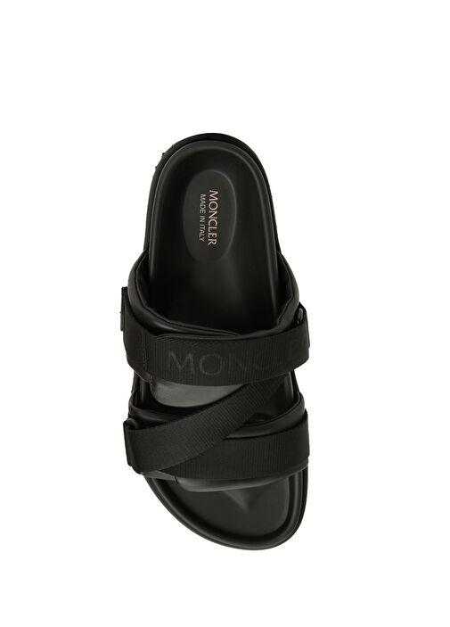 Mon Summer Siyah Kadın Deri Terlik - Görsel 5