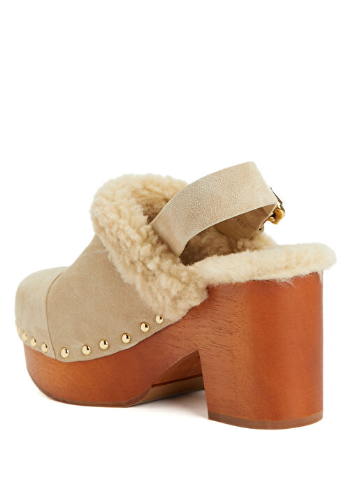 Jeanette Gri Kadın Deri Sandalet - Görsel 4