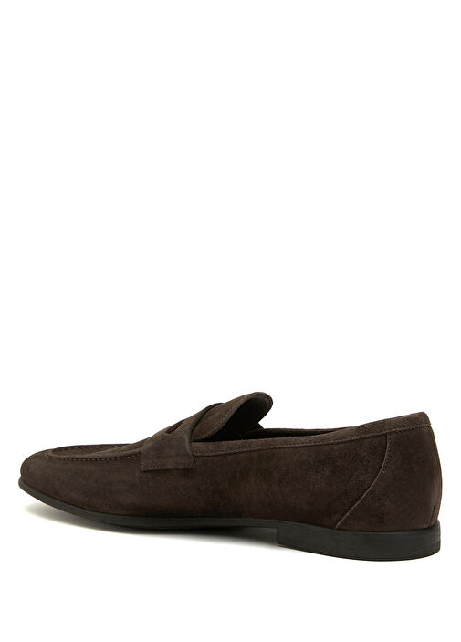 Kahverengi Erkek Deri Loafer - Görsel 4