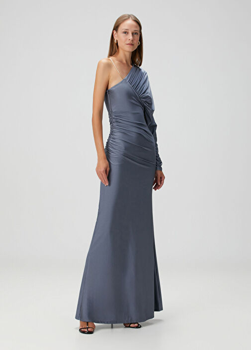 grey toga dress Toga dress grey georgette