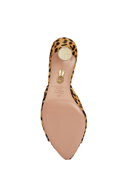 Leopar Kadın Deri Terlik - Görsel 6