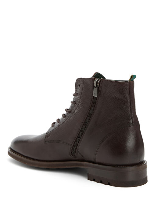 Kahverengi Baskılı Erkek Deri Bot - Görsel 4