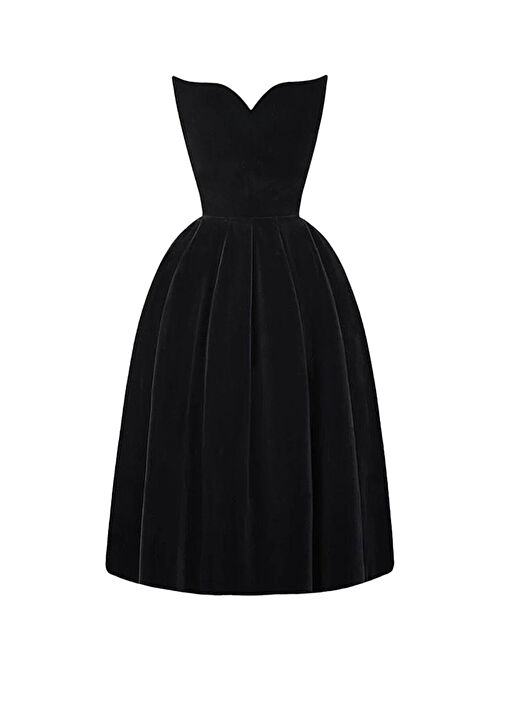black mini dress with ruffle bottom HYFVE Women's Buttercup Babe Deep V-Neck Ruffle Mini Dress in Black