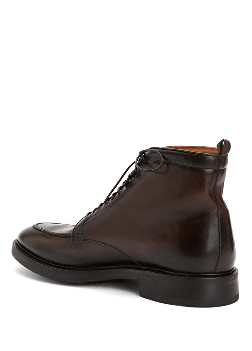 Koyu Kahverengi Erkek Deri Bot - Görsel 4