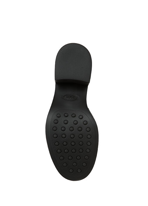 Siyah Kadın Deri Loafer - Görsel 6