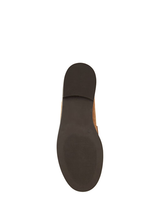 Tütün Püskül Detaylı Kadın Deri Loafer - Görsel 6