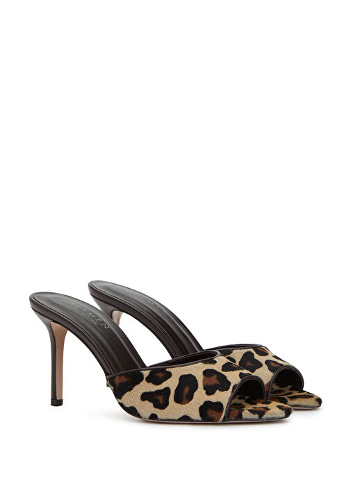 Beymen Collection Beymen Collection Essential Leopar Desenli Kadın Deri Terlik Sandalet & Terlik | Beymen Leopar - 3. görsel