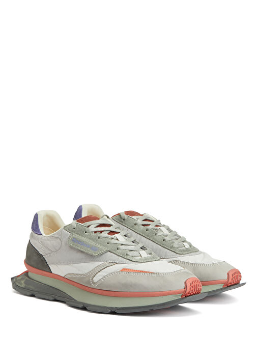 Classic Gri Erkek Deri Sneaker - Görsel 3