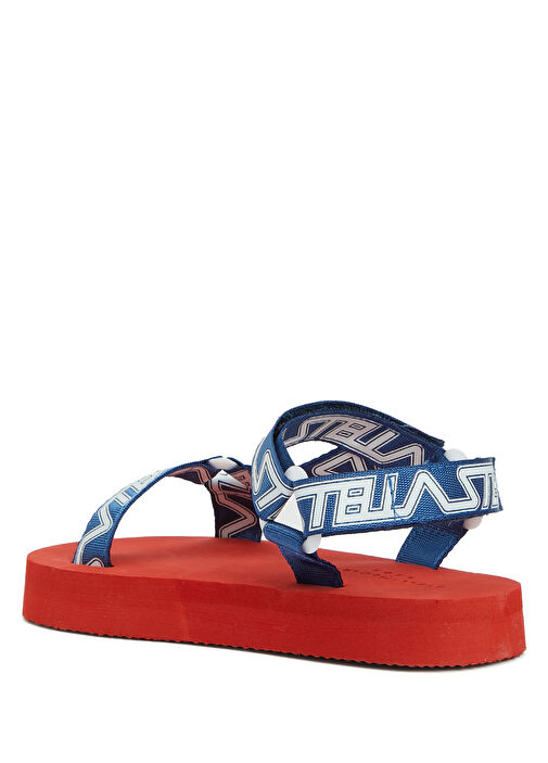 Çok Renkli Logo Baskılı Erkek Çocuk Sandalet - Görsel 4