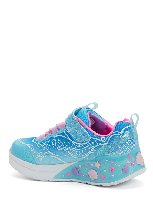 Mermaid Dreams Mavi Kız Çocuk Sneaker - Görsel 4