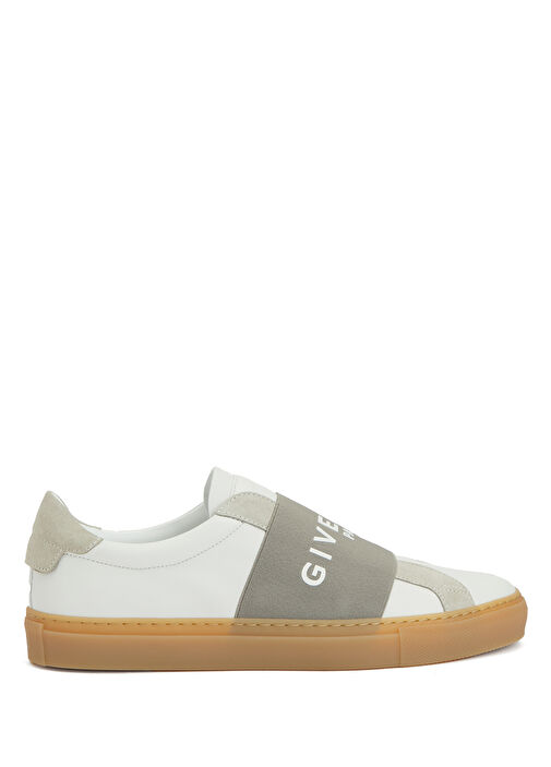 Urban Street Beyaz Gri Kadın Deri Sneaker - Görsel 2