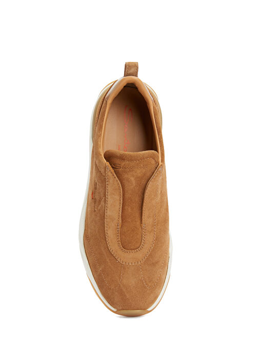 Açık Kahverengi Kadın Süet Sneaker - Görsel 5