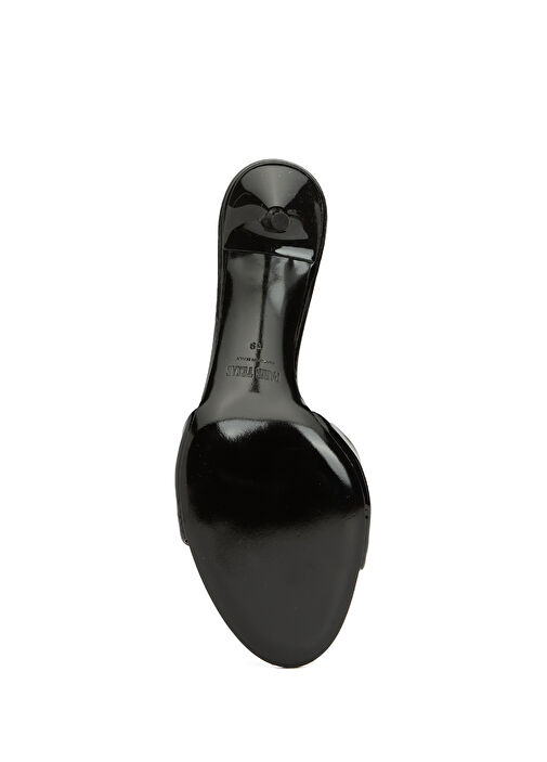 Siyah Kadın Deri Terlik - Görsel 6