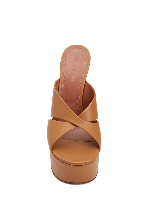 Salma Nude Kadın Deri Terlik - Görsel 5