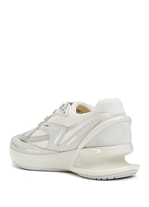 Beyaz Logo Detaylı Kadın Sneaker - Görsel 4