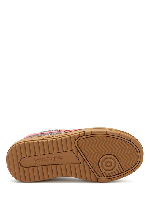 University Silver Pembe Kız Çocuk Deri Sneaker - Görsel 5