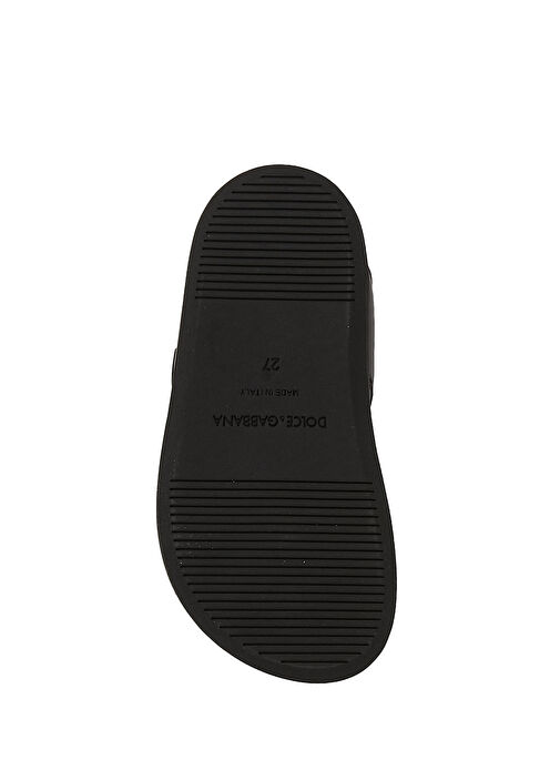 Siyah Erkek Çocuk Deri Sandalet - Görsel 6