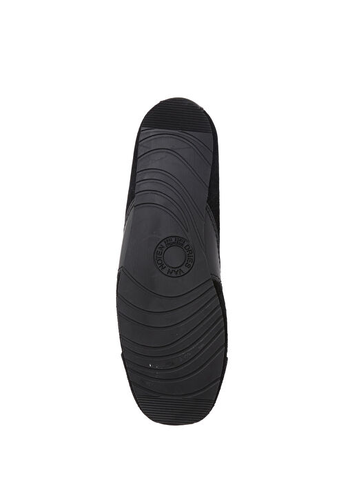 Siyah Kadın Deri Sneaker - Görsel 6