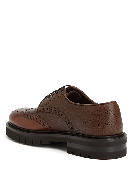 Kahverengi Erkek Deri Ayakkabı - Görsel 4