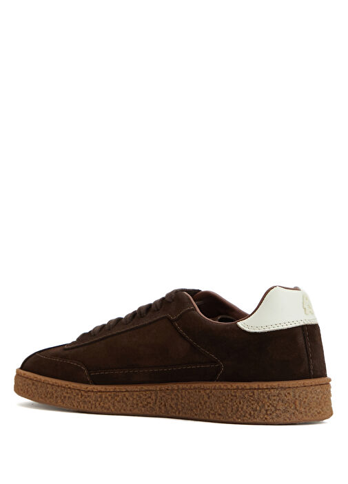 Koyu Kahverengi Erkek Süet Sneaker - Görsel 4