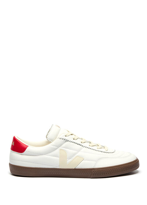 Panenka O.T. Kırmızı Beyaz Kadın Deri Sneaker - Görsel 2