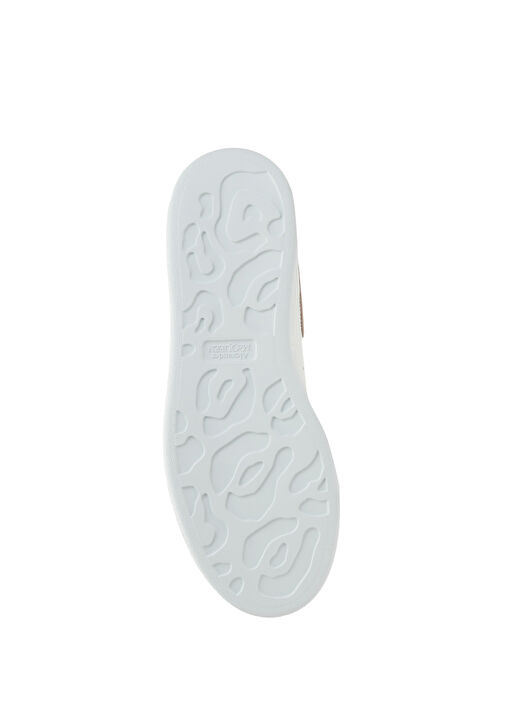 Oversized Pembe Beyaz Kadın Deri Sneaker - Görsel 6