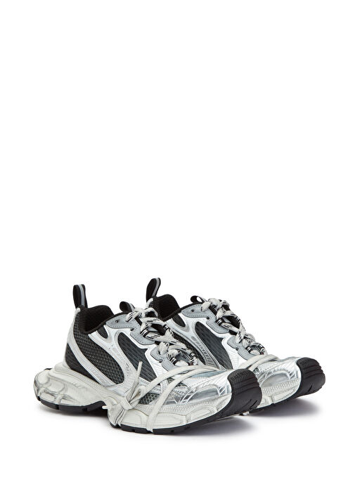 3XL Siyah Gri Kadın Sneaker - Görsel 3