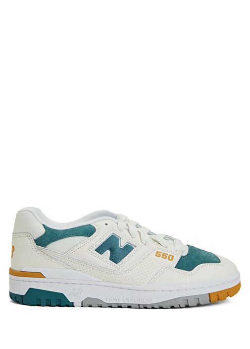 550 Beyaz Erkek Deri Sneaker - Görsel 2