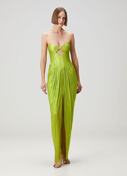Maria Lucia Hohan - Stephanie Green Maxi Silk Evening Dress