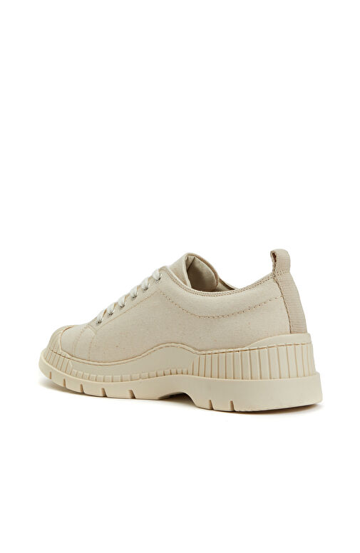 Krem Kadın Sneaker - Görsel 4