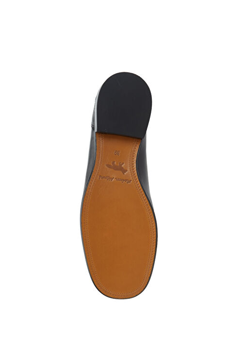 Profile Fox Siyah Kadın Deri Loafer - Görsel 6