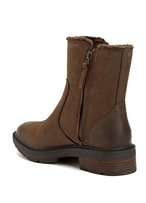 Brimfield Koyu Haki Kadın Deri Bot - Görsel 3