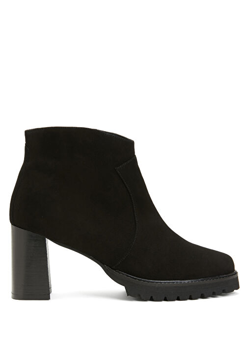 Siyah Kadın Süet Bot - Görsel 2