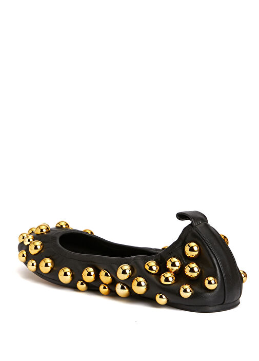 Belna Siyah Gold Deri Babet - Görsel 4