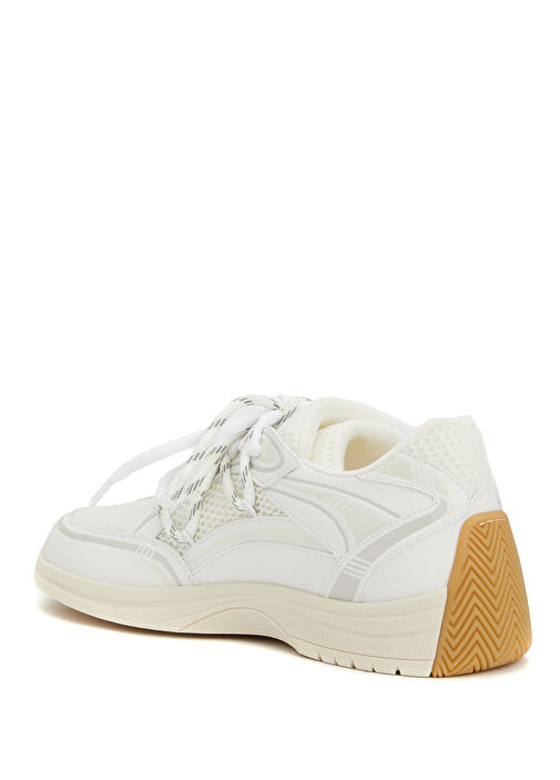 Beyaz Erkek Sneaker - Görsel 4