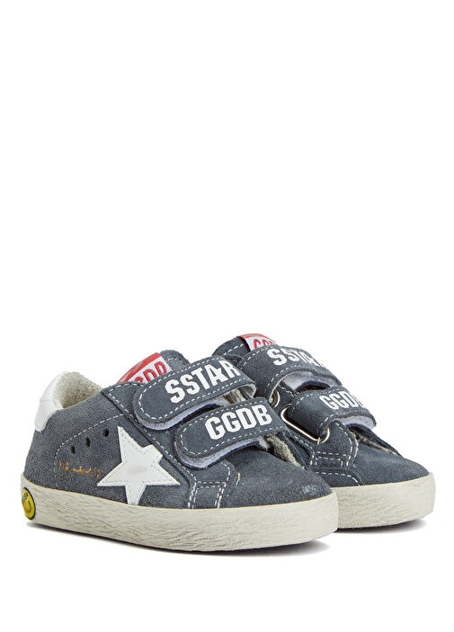 Golden Goose Golden Goose Çok Renkli Beyaz Old School Unisex Çocuk Süet Sneaker Beymen'de! Çok Renkli Beyaz - 3. görsel
