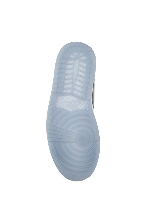 WMNS Air Jordan 1 Gri Beyaz Kadın Deri Sneaker - Görsel 6