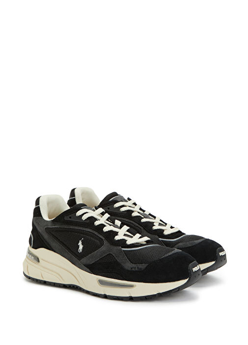 Siyah Erkek Deri Sneaker - Görsel 3