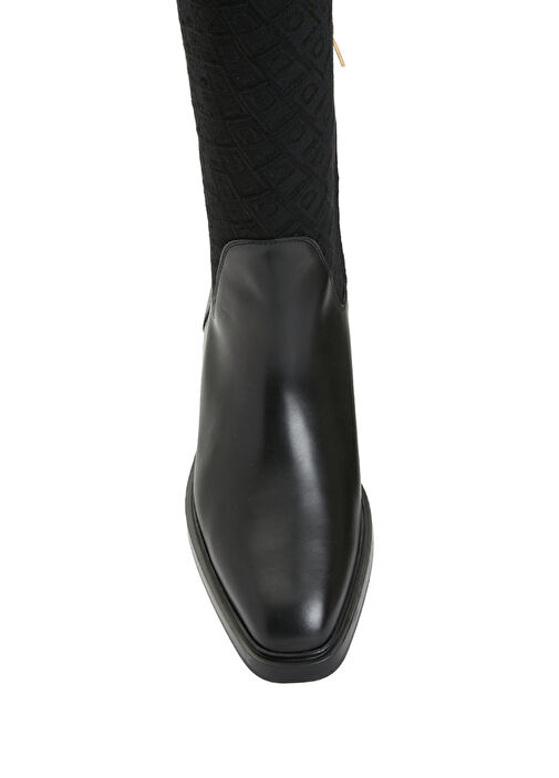 Ferragamo Ferragamo Siyah Logo Jakarlı Kadın Çizme Beymen'de! Siyah - 5. görsel