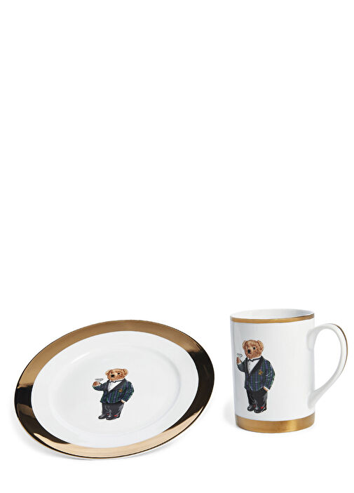 Ralph Lauren Home - Thompson 4lü Tabak Seti - Beyaz