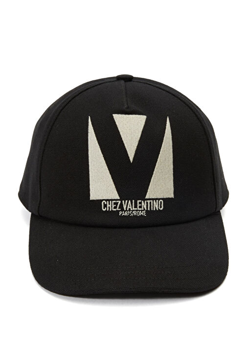Valentino Garavani Siyah Erkek Chez Valentino Siyah Erkek Şapka