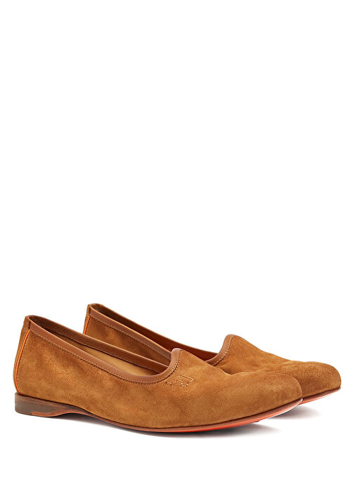 Taba Kadın Süet Loafer - Görsel 3